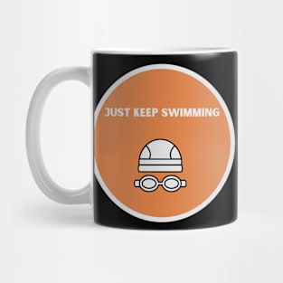 Vintage Just Keep Swimming Mug